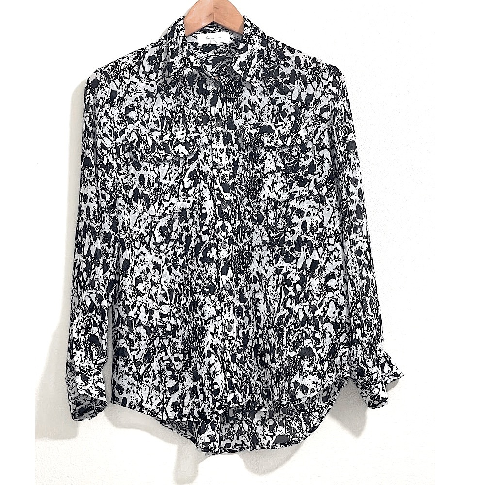 Tara by Vince Camuto- blk/wt Top-XS